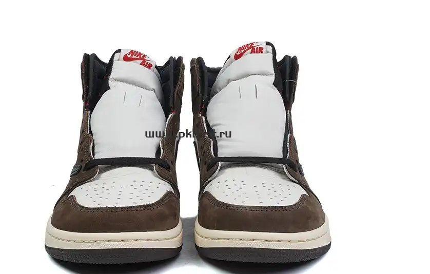 PK5.0 TRAVIS SCOTT X AIR JORDAN I CD4487-100 HIGH OG MOCHA RETAIL MATERIALS RETAIL VERSION