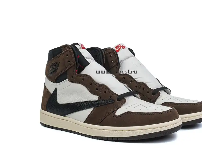 PK5.0 TRAVIS SCOTT X AIR JORDAN I CD4487-100 HIGH OG MOCHA RETAIL MATERIALS RETAIL VERSION