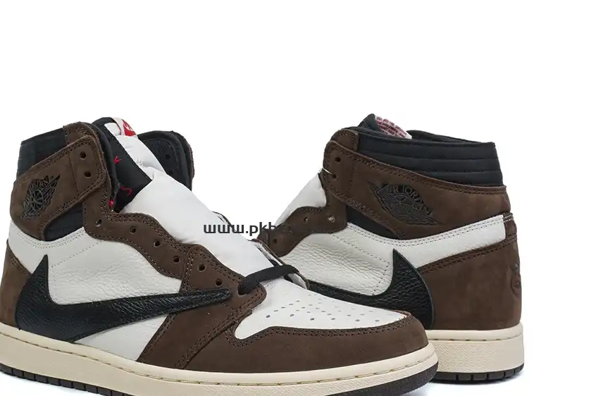 PK5.0 TRAVIS SCOTT X AIR JORDAN I CD4487-100 HIGH OG MOCHA RETAIL MATERIALS RETAIL VERSION