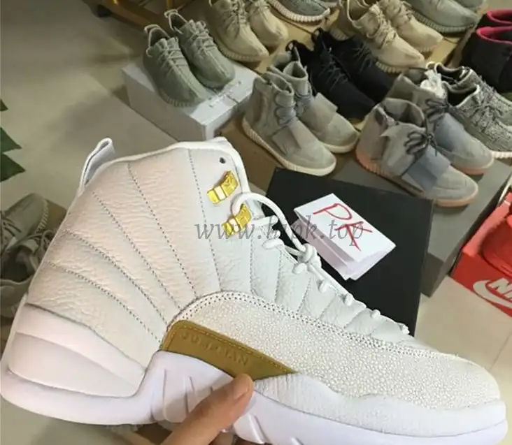 Authentic Air Jordan 12 OVO White Release Version （Nike pairs）