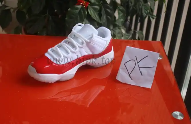 Authentic Air Jordan 11 Low Varsity Red