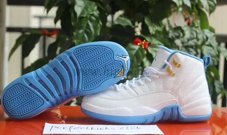 Authentic Air Jordan 12 GS University Blue