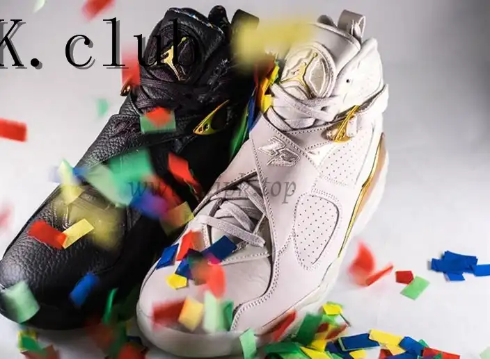 Authentic Air Jordan 8 Champagne & Confetti From PK.club