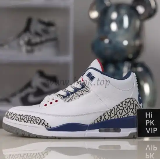 PK GOD Jordan 3 Retro Fragment Blue RETAIL MATERIALS READY TO SHIP