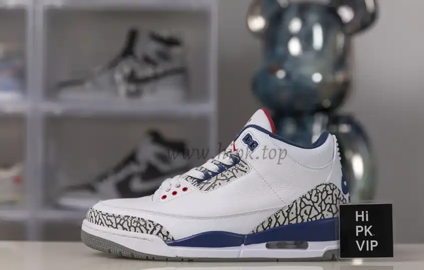 Authentic Air Jordan III Retro True Blue Best Version