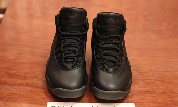 Authentic Air Jordan X Ovo black best version