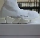 PK GOD Balenciaga Stapler shoes round head lace-up low top grey RETAIL MATERIALS READY TO SHIP