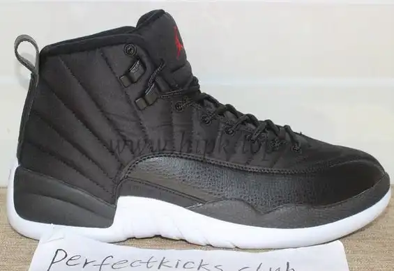 Authentic Air Jordan 12 “Black Nylon” Waterproof From PK