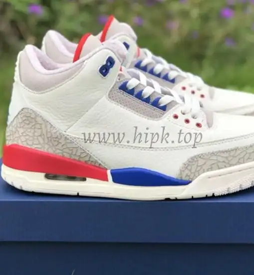 Authentic Air Jordan III Retro True Blue Best Version