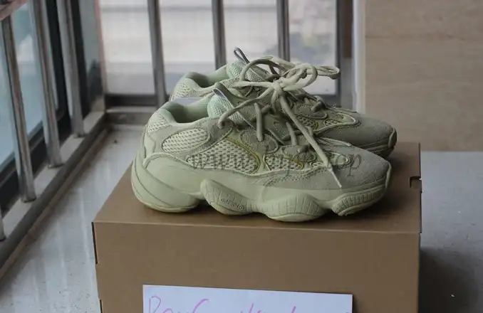 God Yeezy 500 Desert Rat Super Moon Yellow retail sample version ready