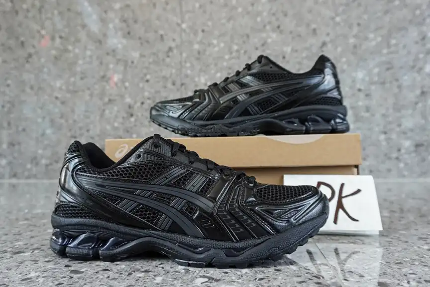 PK GOD Gel-Kayano 14 All black RETAIL MATERIALS READY TO SHIP $125.00