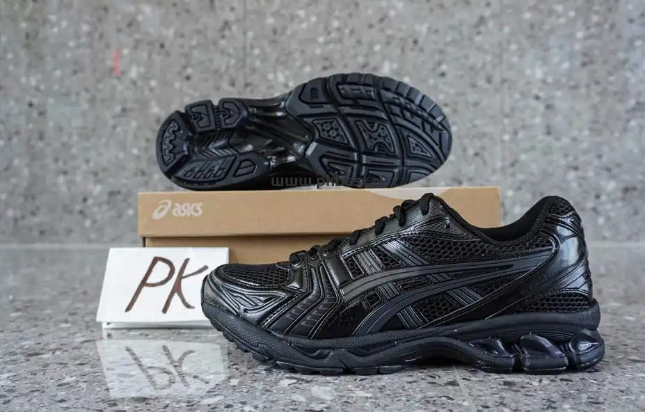 PK GOD Gel-Kayano 14 All black RETAIL MATERIALS READY TO SHIP $125.00