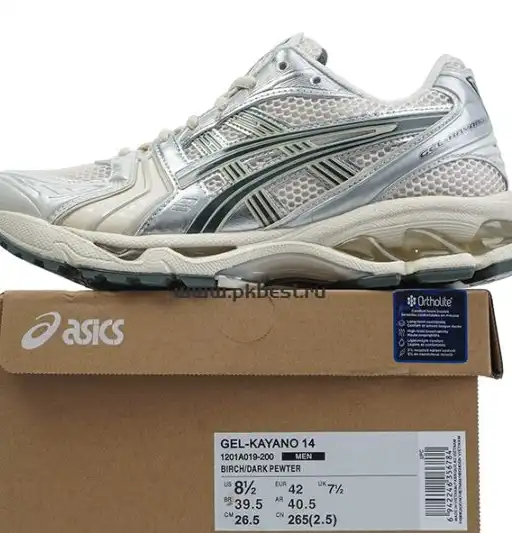 PK GOD ASICS Gel Kayano 14 White Midnight RETAIL MATERIALS READY TO SHIP