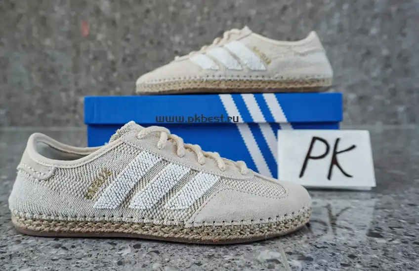 PK GOD CLOT x adidas originals GAZELLE “HALO IVORY”cream-coloured RETAIL MATERIALS READY TO SHIP