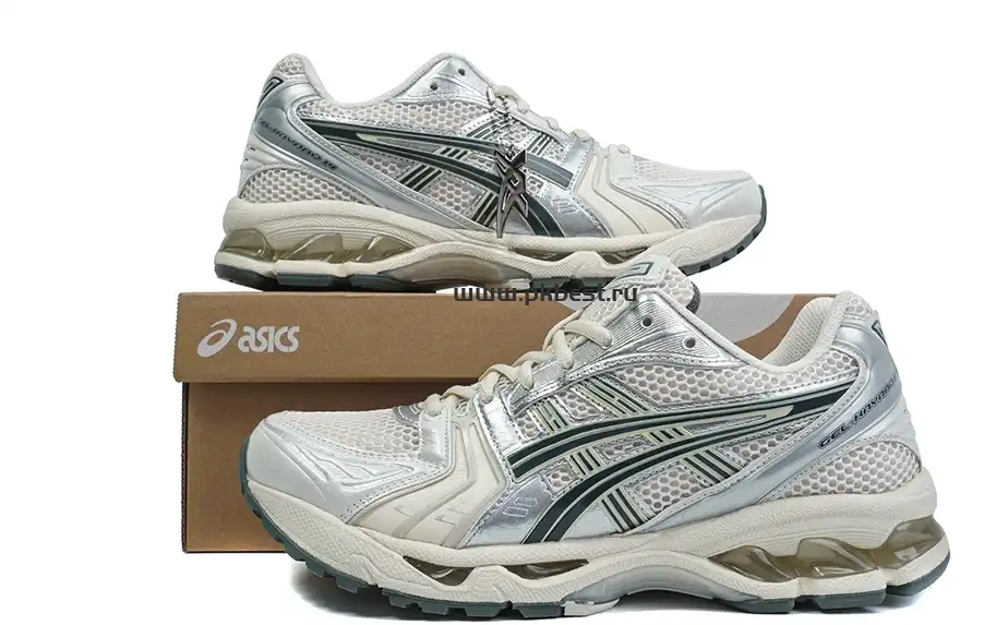 PK GOD GEL-Kayano 14 “Birch Dark Pewter” sneakers RETAIL MATERIALS READY TO SHIP