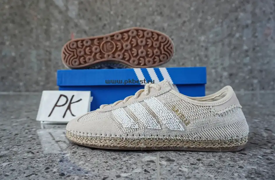 PK GOD CLOT x adidas originals GAZELLE “HALO IVORY”cream-coloured RETAIL MATERIALS READY TO SHIP