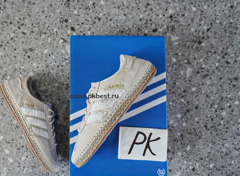 PK GOD CLOT x adidas originals GAZELLE “HALO IVORY”cream-coloured RETAIL MATERIALS READY TO SHIP