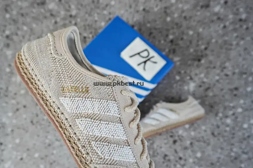 PK GOD CLOT x adidas originals GAZELLE “HALO IVORY”cream-coloured RETAIL MATERIALS READY TO SHIP