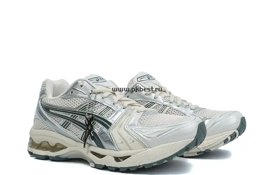 PK GOD GEL-Kayano 14 “Birch Dark Pewter” sneakers RETAIL MATERIALS READY TO SHIP