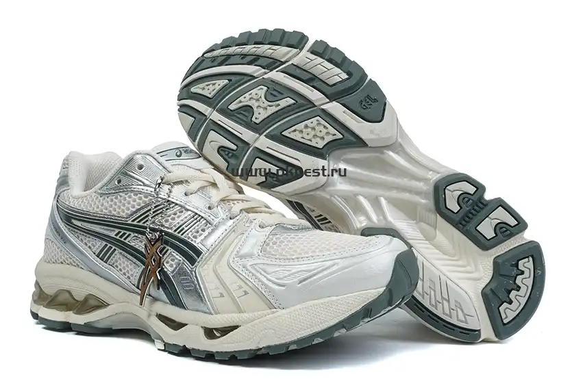 PK GOD GEL-Kayano 14 “Birch Dark Pewter” sneakers RETAIL MATERIALS READY TO SHIP