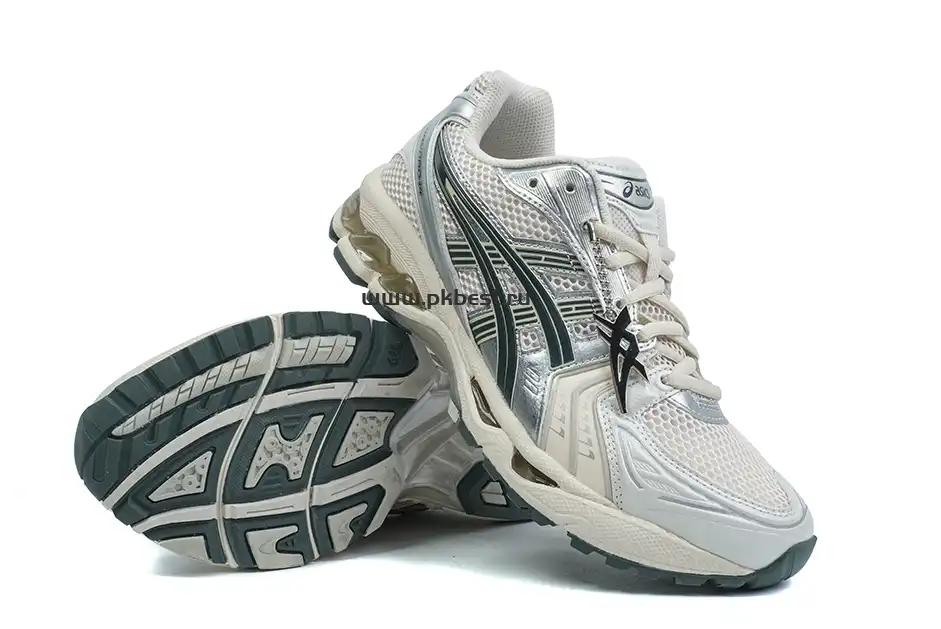 PK GOD GEL-Kayano 14 “Birch Dark Pewter” sneakers RETAIL MATERIALS READY TO SHIP