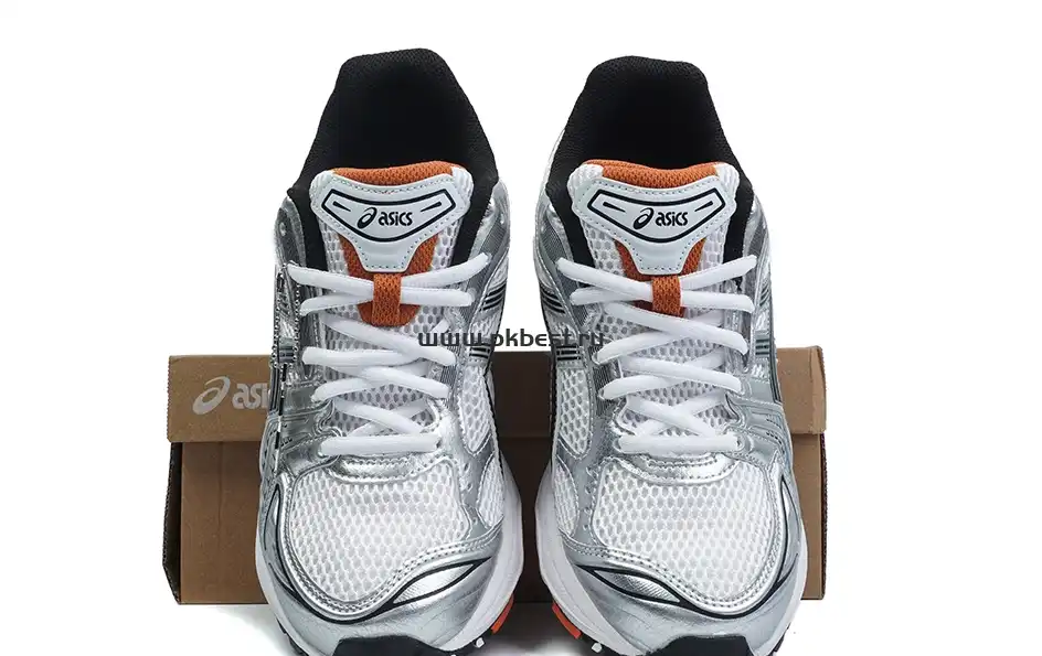 PK GOD ASICS Gel-Kayano 14 White Piquant Orange RETAIL MATERIALS READY TO SHIP