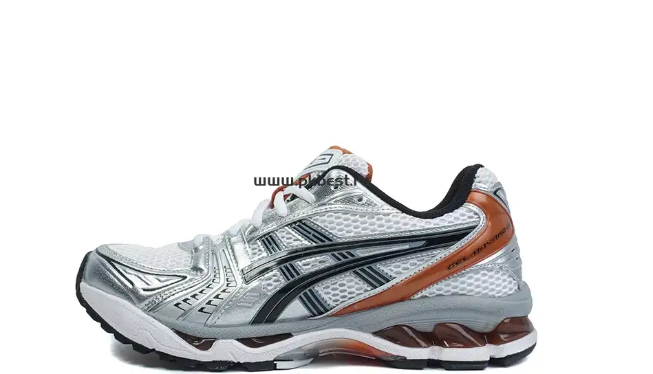 PK GOD ASICS Gel-Kayano 14 White Piquant Orange RETAIL MATERIALS READY TO SHIP