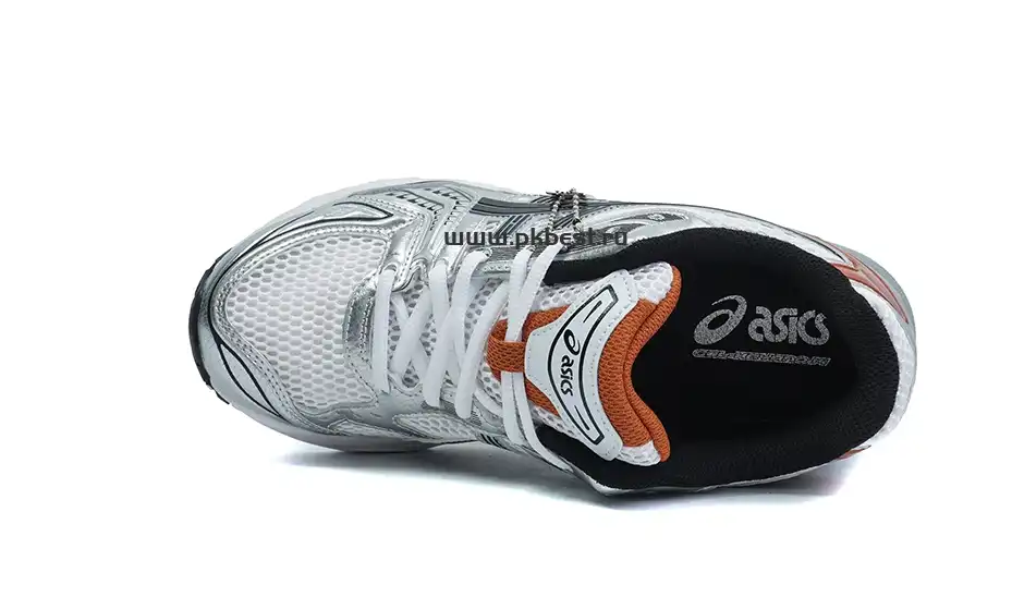 PK GOD ASICS Gel-Kayano 14 White Piquant Orange RETAIL MATERIALS READY TO SHIP