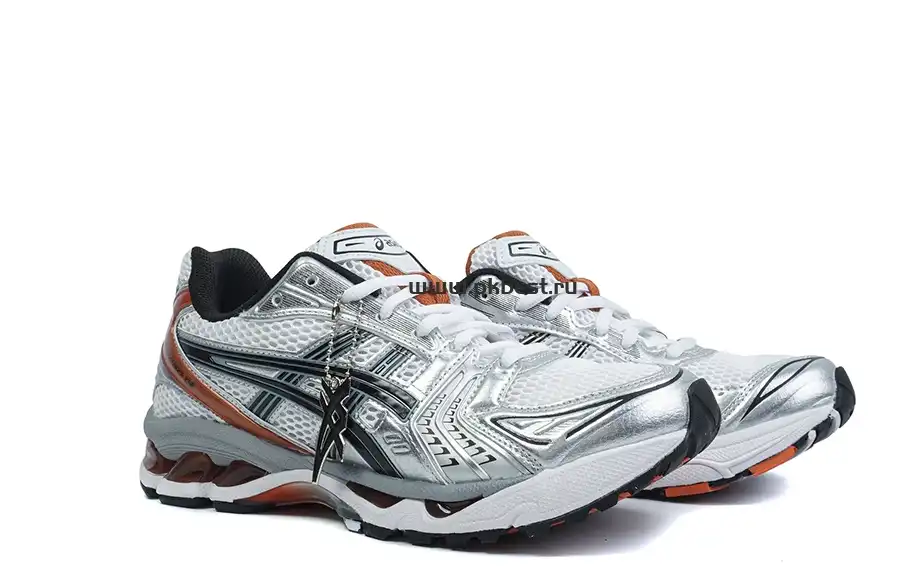 PK GOD ASICS Gel-Kayano 14 White Piquant Orange RETAIL MATERIALS READY TO SHIP