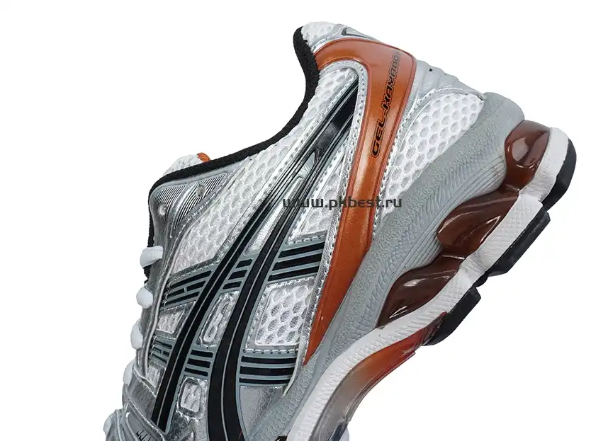 PK GOD ASICS Gel-Kayano 14 White Piquant Orange RETAIL MATERIALS READY TO SHIP