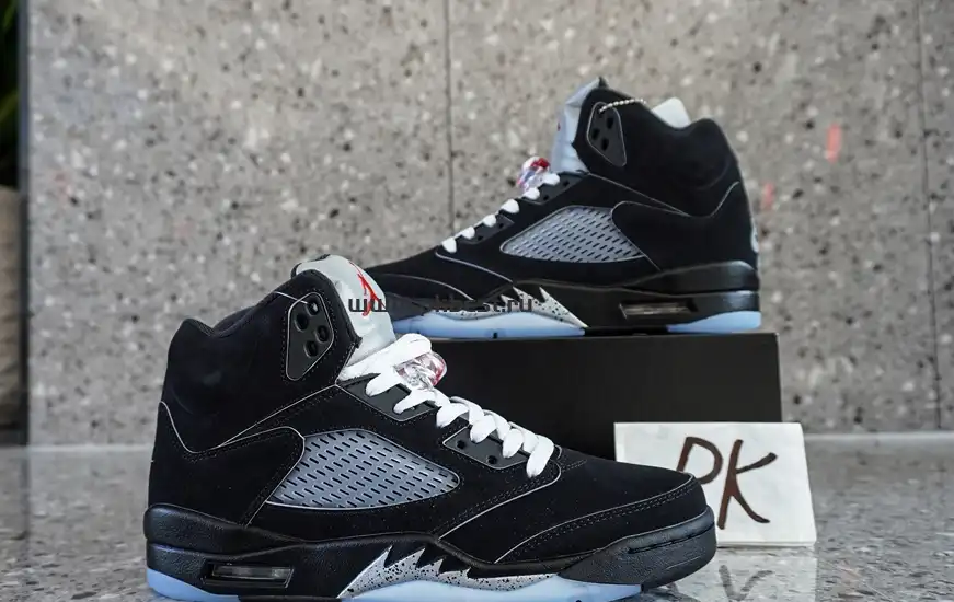 PK GOD Jordan Air Jordan 5 Retro Black Metallic RETAIL MATERIALS READY TO SHIP