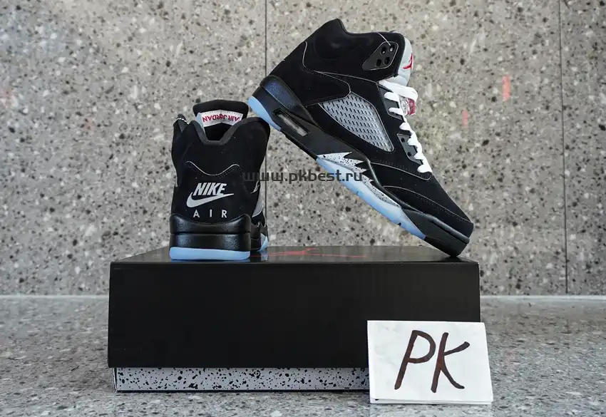 PK GOD Jordan Air Jordan 5 Retro Black Metallic RETAIL MATERIALS READY TO SHIP