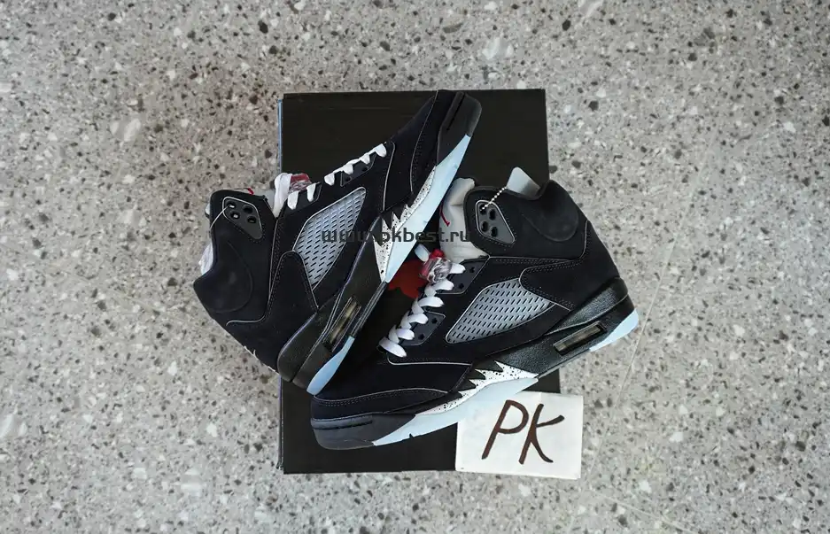 PK GOD Jordan Air Jordan 5 Retro Black Metallic RETAIL MATERIALS READY TO SHIP