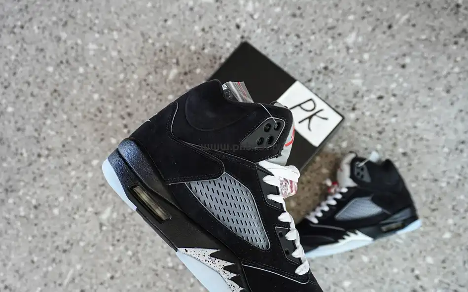 PK GOD Jordan Air Jordan 5 Retro Black Metallic RETAIL MATERIALS READY TO SHIP