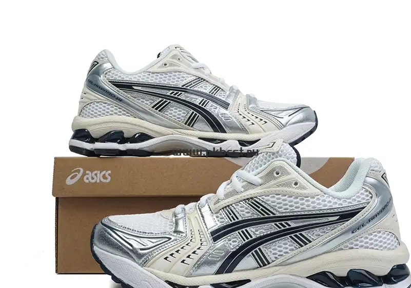 PK GOD ASICS Gel Kayano 14 White Midnight RETAIL MATERIALS READY TO SHIP