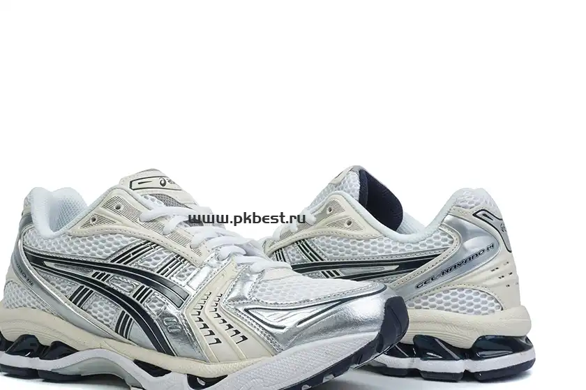 PK GOD ASICS Gel Kayano 14 White Midnight RETAIL MATERIALS READY TO SHIP