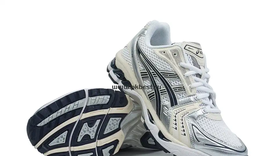 PK GOD ASICS Gel Kayano 14 White Midnight RETAIL MATERIALS READY TO SHIP