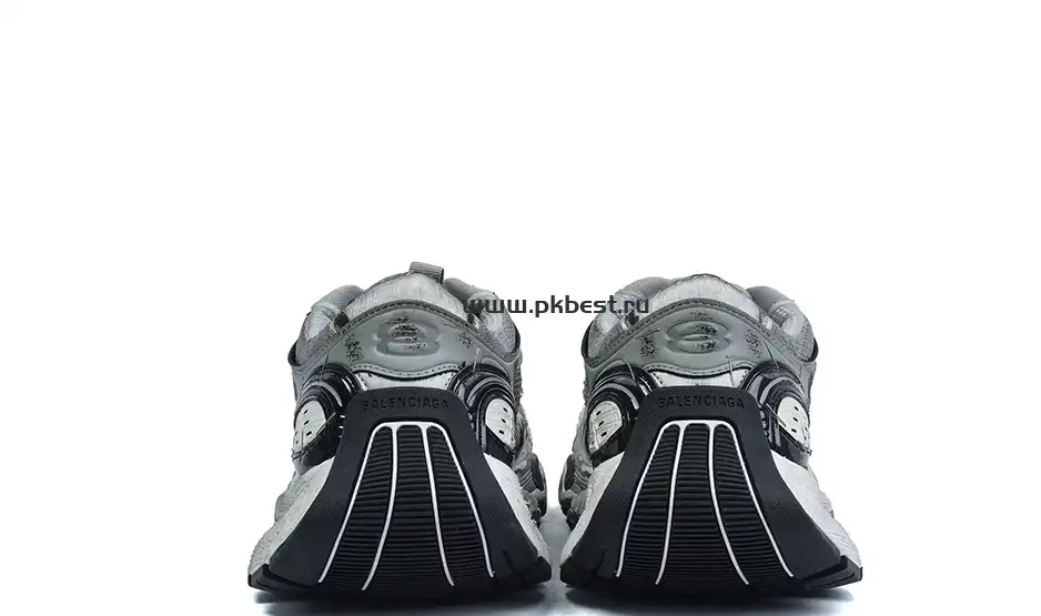 PK GOD Balenciaga Stapler shoes round head lace-up low top grey RETAIL MATERIALS READY TO SHIP