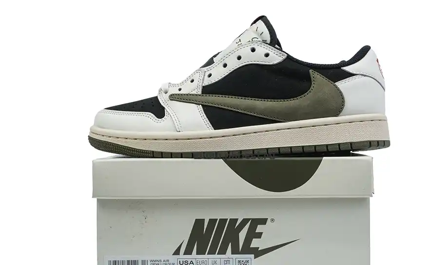 PK5.0 Jordan 1 Retro Low OG SP Travis Scott 4.0 Olive RETAIL MATERIALS READY TO SHIP