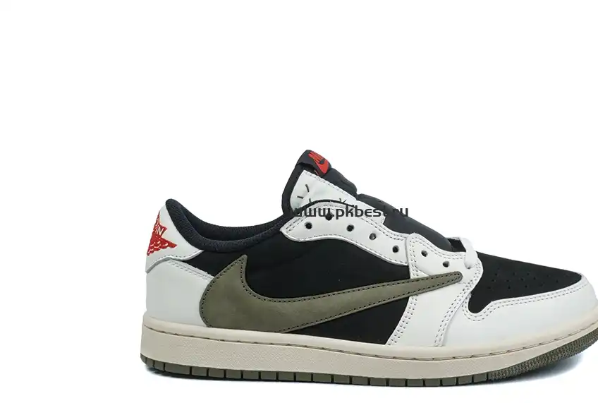 PK5.0 Jordan 1 Retro Low OG SP Travis Scott 4.0 Olive RETAIL MATERIALS READY TO SHIP