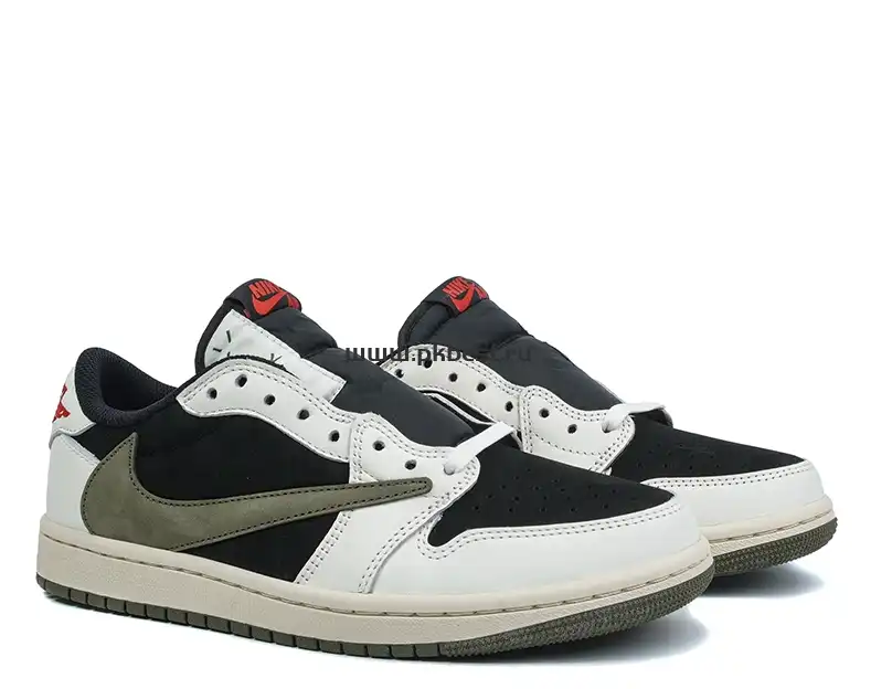 PK5.0 Jordan 1 Retro Low OG SP Travis Scott 4.0 Olive RETAIL MATERIALS READY TO SHIP