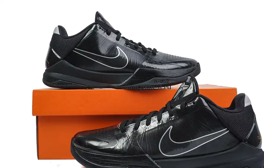 PK GOD Nike Zoom Kobe 5 Black Out RETAIL MATERIALS READY TO SHIP