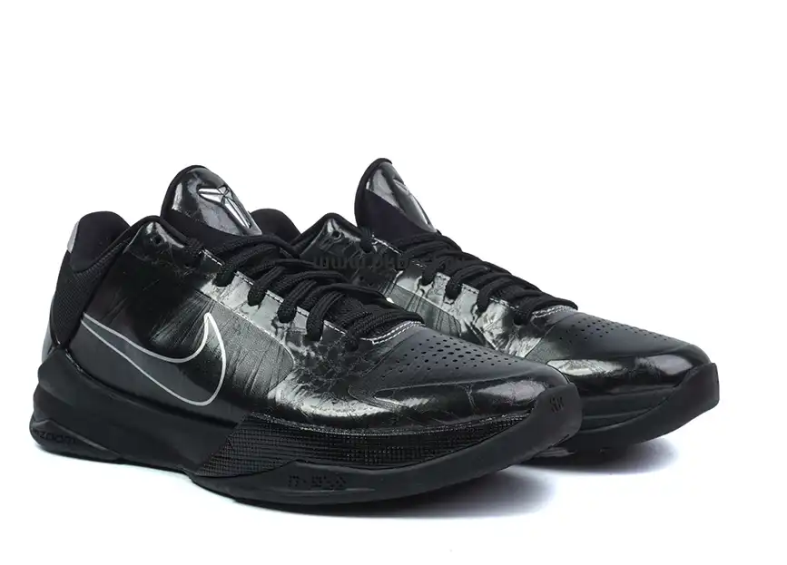 PK GOD Nike Zoom Kobe 5 Black Out RETAIL MATERIALS READY TO SHIP