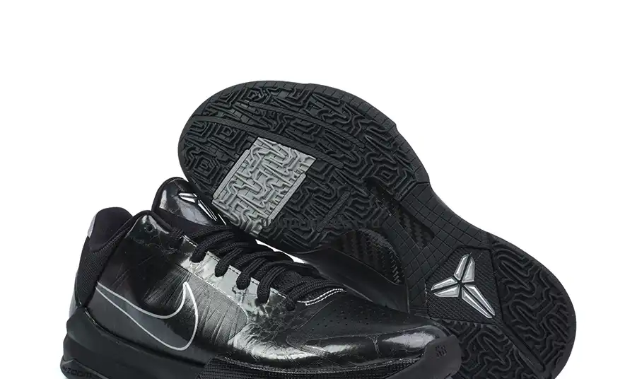 PK GOD Nike Zoom Kobe 5 Black Out RETAIL MATERIALS READY TO SHIP