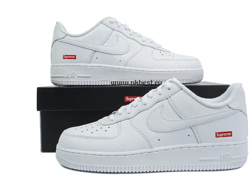 PK God Nike Air Force 1 Low Supreme White RETAIL MATERIALS READY TO SHIP