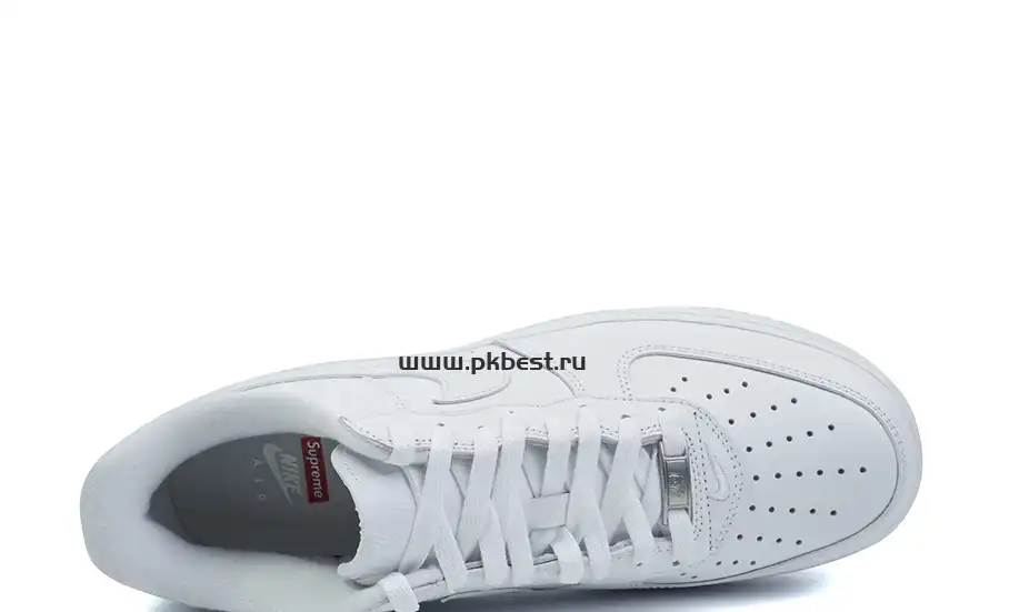 PK God Nike Air Force 1 Low Supreme White RETAIL MATERIALS READY TO SHIP