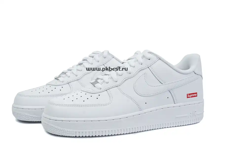 PK God Nike Air Force 1 Low Supreme White RETAIL MATERIALS READY TO SHIP