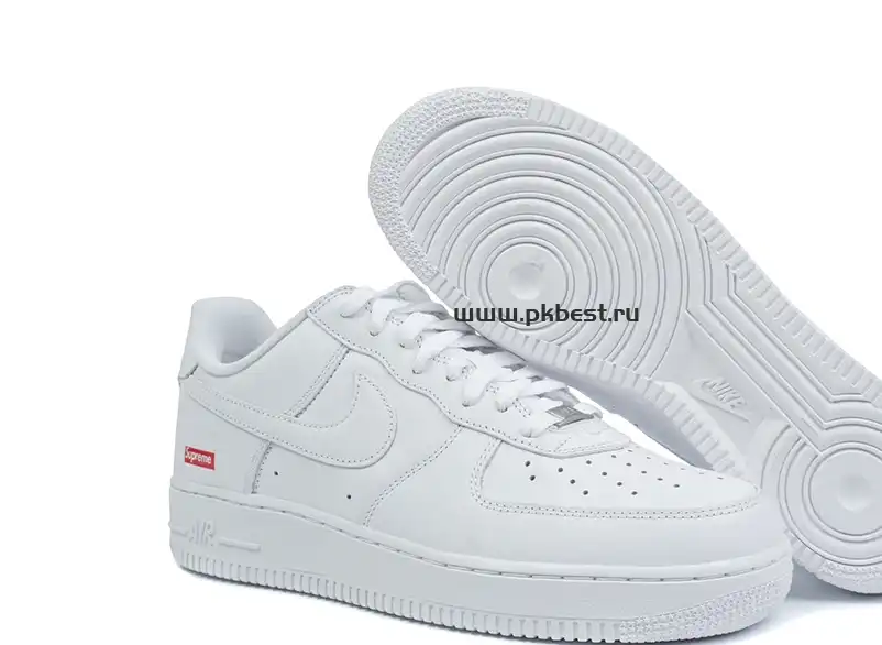 PK God Nike Air Force 1 Low Supreme White RETAIL MATERIALS READY TO SHIP