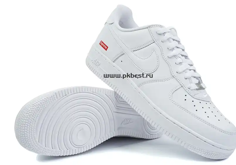 PK God Nike Air Force 1 Low Supreme White RETAIL MATERIALS READY TO SHIP