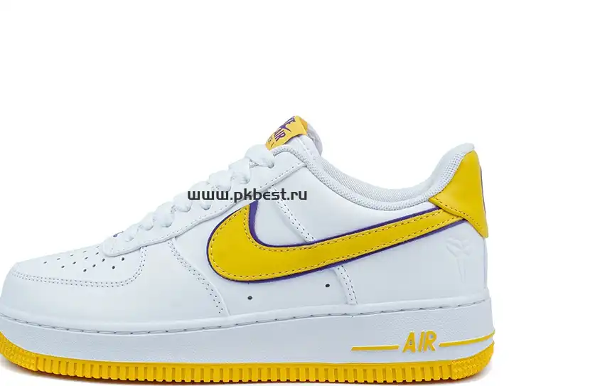 PK GOD Kobe Bryant x Nike Air Force 1 Low ‘Varsity Maize’ RETAIL MATERIALS READY TO SHIP